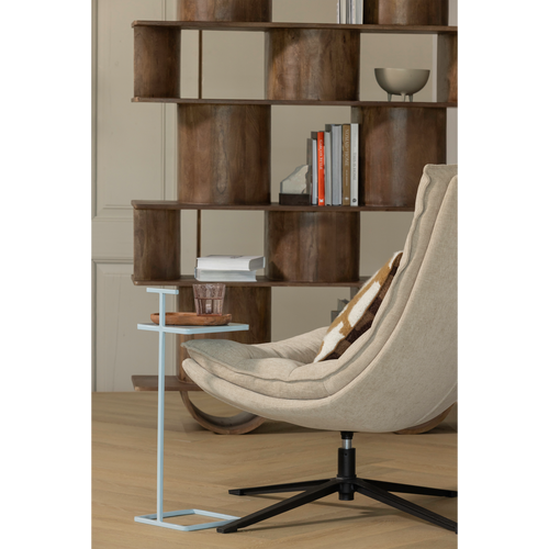 WOOOD bijzettafel Toste - Metaal - Lichtblauw - 64x22x22 - vtwonen shop