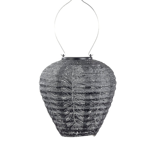Lumiz solar lampion - folia balloon - 20 cm - donkergrijs