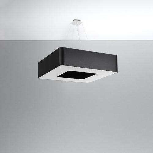 Sollux Lighting Kroonluchter URANO 80 zwart - 80x80x112cm