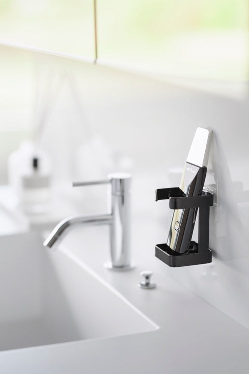 Yamazaki Zelfklevende Skincare Apparaten Houder - Tower - Zwart - vtwonen shop