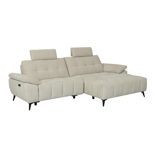 Furnhouse chaise longue bank rechts Colorado - Crème wit - Stof - 156x268x107