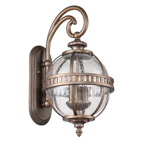 Elstead Kichler Halleron Outdoor Wandlantaarn Gebronsd Brons, IP44