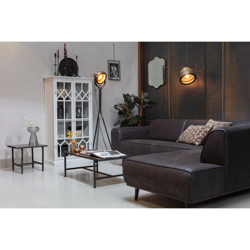 WOOOD bijzettafel Turn Around- Hout/Metaal - Zwart - 40x50x44 - vtwonen shop