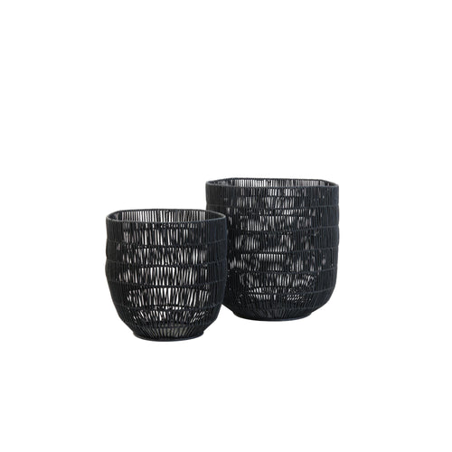 Light & Living mand Mattn - zwart - Ø41cm