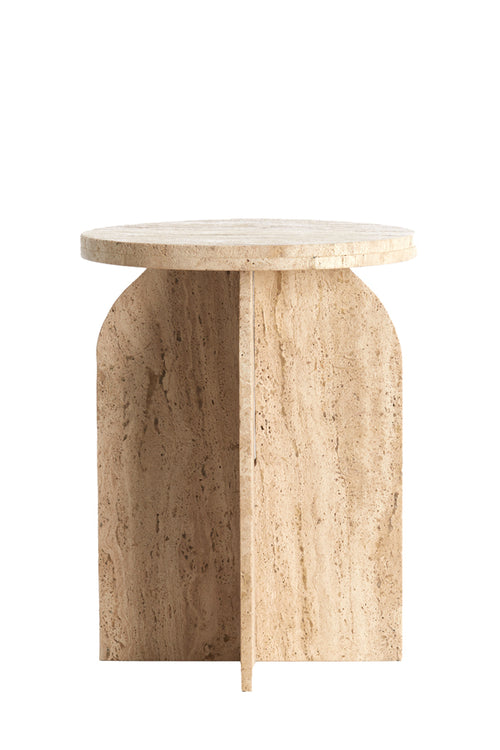 Light & Living bijzettafel OTINIA - Ø41x56cm - bruin - vtwonen shop