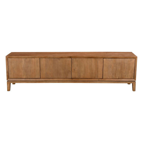 Giga Meubel Tv-meubel Juno - Mangohout - Lichtbruin - 200x40x55cm