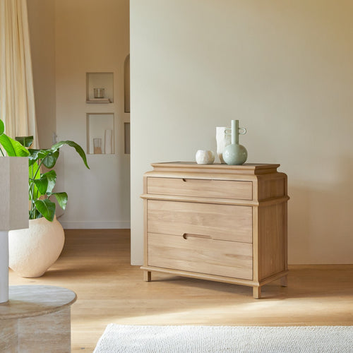 Tikamoon Commode van massief teak - Naturel - vtwonen shop