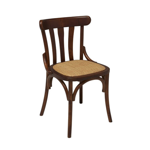 Signature - ESTAMINET Set van 6 Eetkamerstoelen - Bruin - 81x48x52 cm