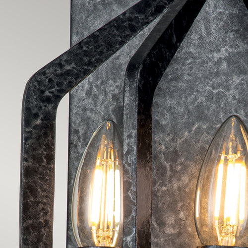 Elstead Quoizel Vanguard Wandlamp Oud Zwart