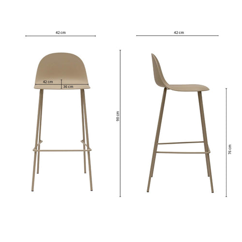 Kick (tuin)barkruk Ciro - Beige