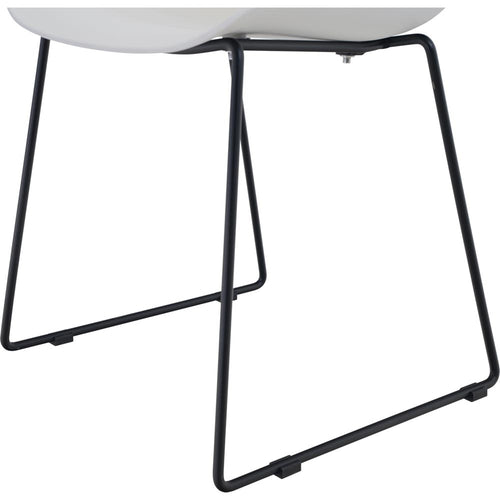 Lesli Living bistrostoel Orly - wit - 58,5x45,5∕53x79cm - set van 4