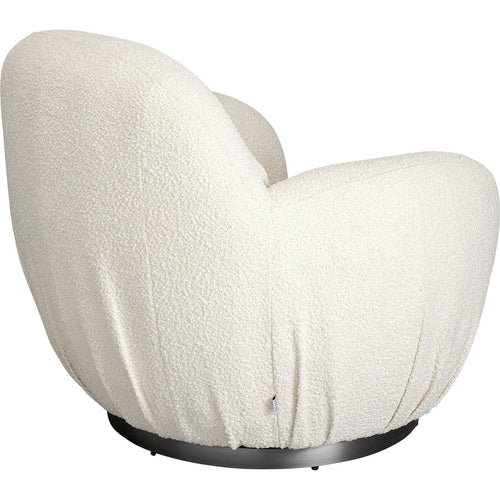 Kare Design Draaifauteuil Nube Boucle creme - vtwonen shop