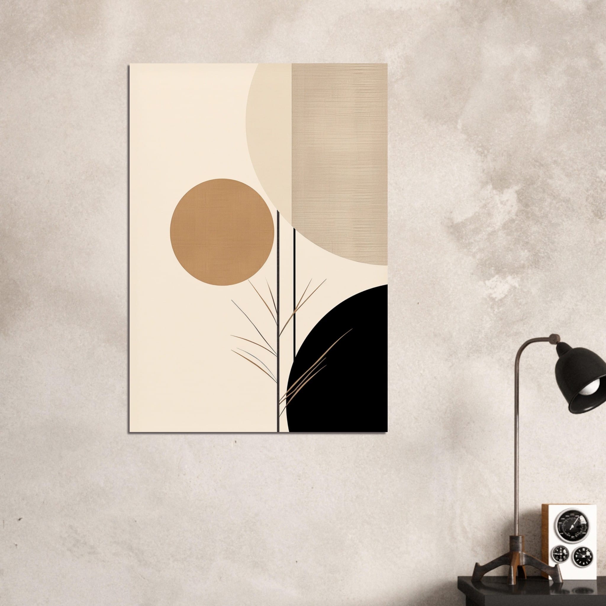 Artfulprints Poster Japandi abstract II - 70x100 cm - Meerkleurig