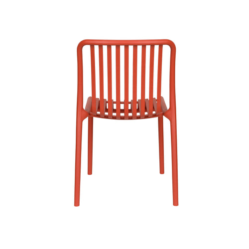 Housecraft Living Mante Tuinstoelen Kunststof Terra/ Rood - Set van 4 - vtwonen shop