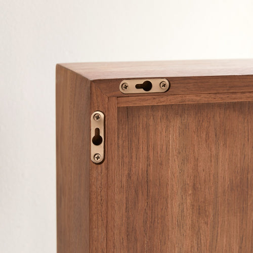 Tikamoon Notenhouten spiegel 55 x 30 cm - Bruin - vtwonen shop