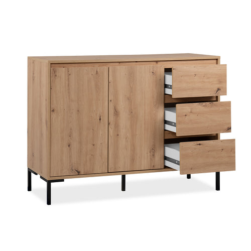 Calicosy - Buffet 2 deuren 3 laden en 1 plank PLOCK - 40x120x87 cm