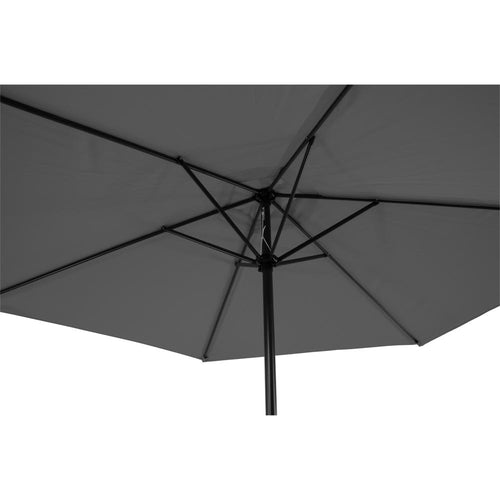 Lesli Living push-up parasol Gemini - grijs - Ø300cm