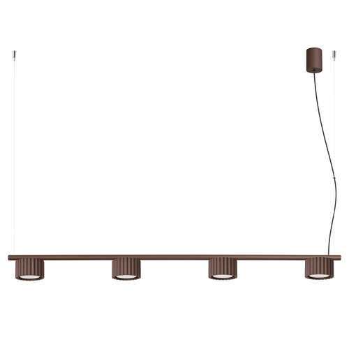 Sollux Lighting Kroonluchter AURA 4 bruin Gx53 - 122x10x208cm