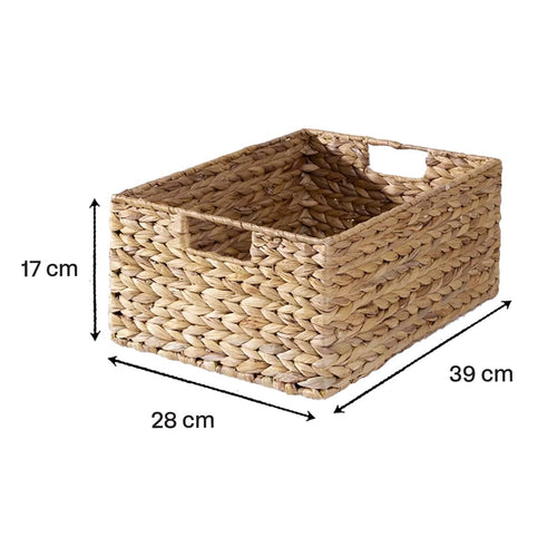 Calicosy - Opbergmand Woonkamer - Beige - 28x39x17 cm