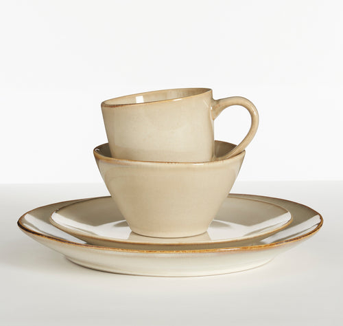 Mica Decorations Racco Serviesset 4 Persoons - Steengoed - Beige - vtwonen shop