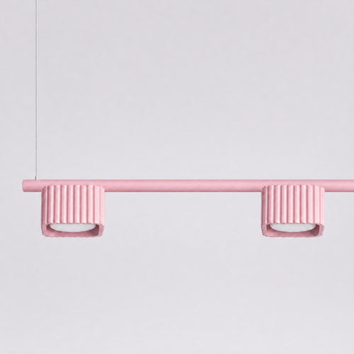 Sollux Lighting Kroonluchter RIFF 4 roze Gx53 - 122x10x208cm