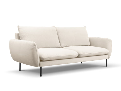 Cosmopolitan Design Bank Vienna 4-zits, boucle, beige - 92x230x95cm
