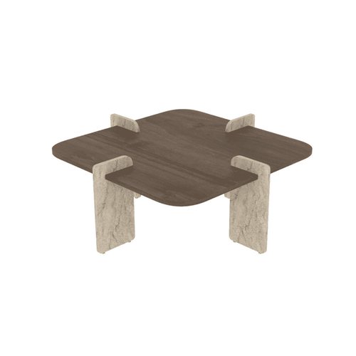 Calicosy - LUMA Salontafel - Naturel - 90x90x35 cm