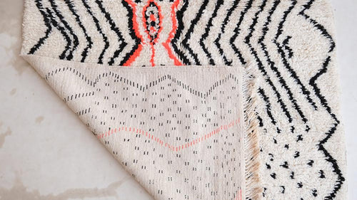 AFK Living vloerkleed Berber - handgemaakt - Wol - 140 cm x 200 cm