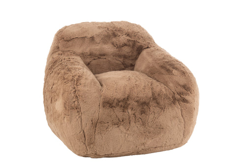 J-Line zetel Cutie - polyester - taupe - small