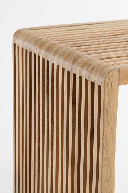 Mica Decorations Yonker Bijzettafel - Set van 3 - L44 x B34 x H50 cm - Gerecycled Hout - Bruin - vtwonen shop