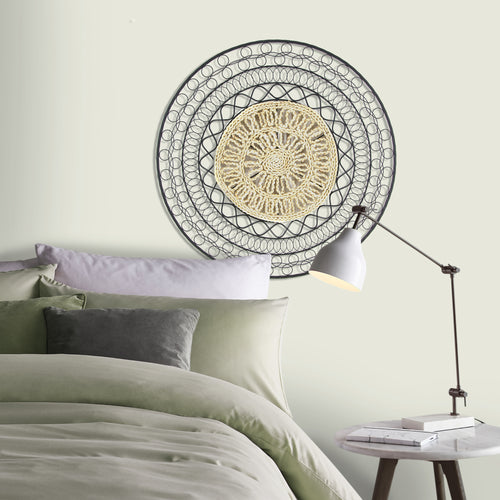 Art for the Home Metal Art - Mandala met Rotan - Diameter 76cm