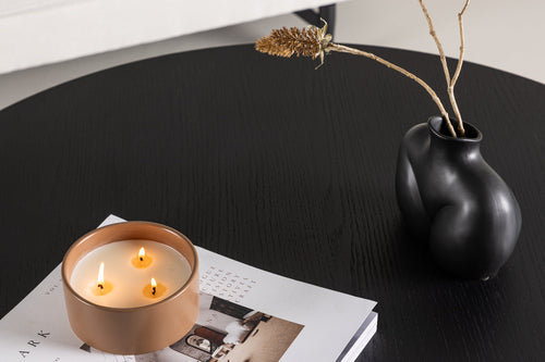 Rebellenclub Salontafel Vonge - ø100 cm - Zwart - vtwonen shop