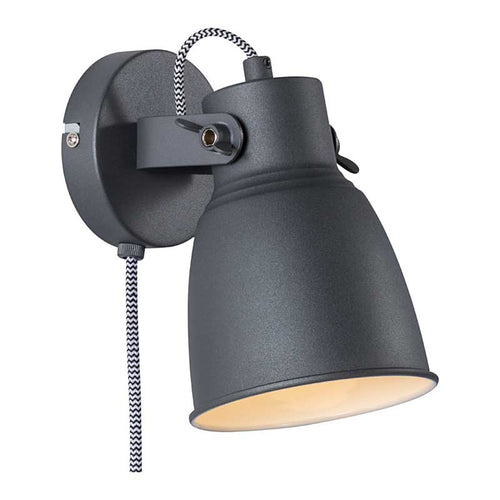 Nordlux Adrian Wandlamp - E27 - Zwart