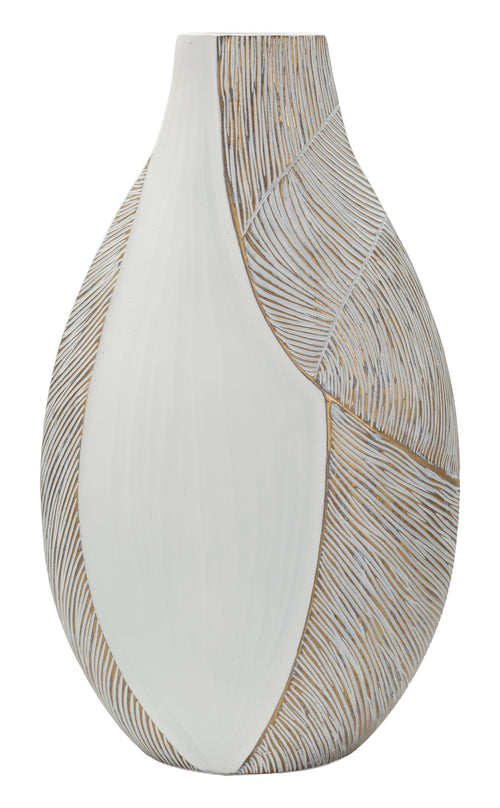 Mauro Ferretti vaas - 29,5x13,5x50 cm - wit