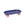 Present Time dienblad Double Funky Oval - blauw - 39x16x6cm