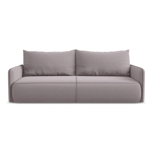 LaMiaSofa 3-zits slaapbank Palermo - velours - lavendel - 216x105x86