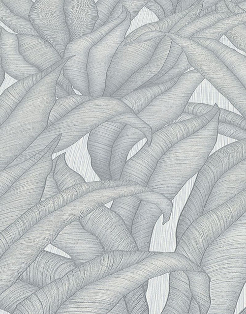 Erismann behang bladeren lichtgrijs - 53 cm x 10.05 m - 661569 - vtwonen shop