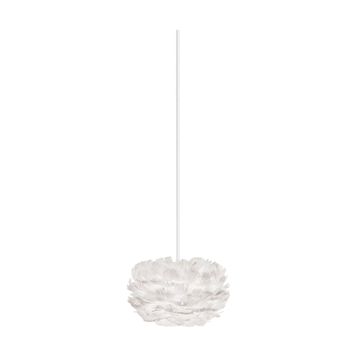 Umage Eos Micro hanglamp white - met koordset wit - Ø 22 cm - vtwonen shop