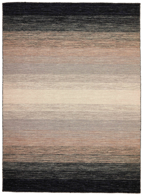 Vloerkleed MOMO Rugs Panorama Kelim Black Grey 80x300 cm - vtwonen shop