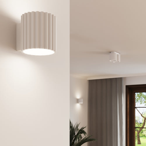 Sollux Lighting Plafondlamp AURA 1 wit GU10 - 10x10x10cm