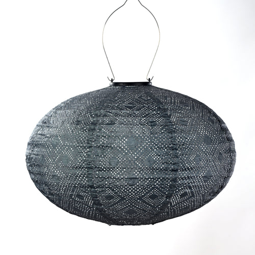 Lumiz solar lampion - mosaic oval - 40 cm - grijs blauw - vtwonen shop