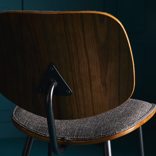 Signature - OLYMPIA Set van 2 stoelen - Grijs - 46x45x76,5 cm