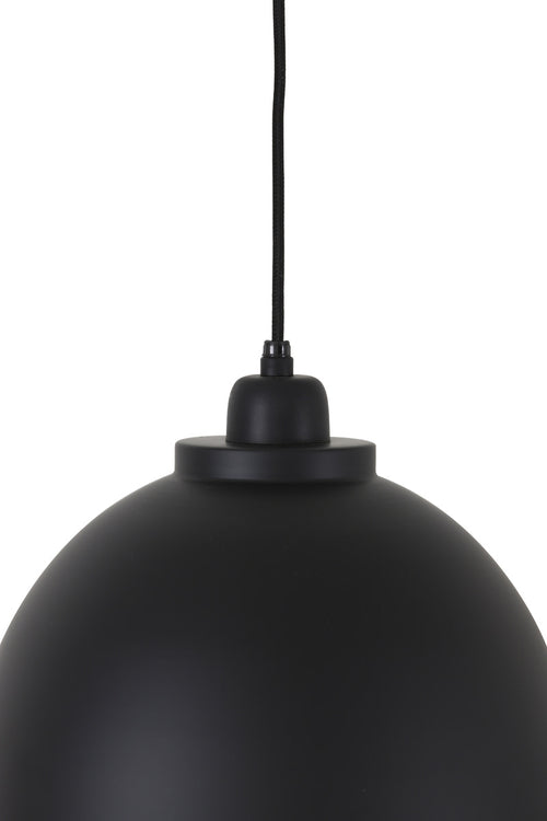 Light & Living hanglamp  - zwart - 30x30x26 cm