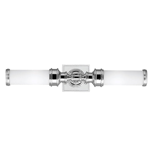 Elstead Payne Ornate - 2 Lichts Binnen Wandlamp Gepolijst Chroom IP44, G9