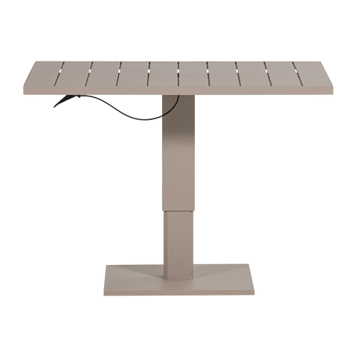 WOOOD tuintafel verstelbaar Tesso - Aluminium - Zand - 68/45x100x80