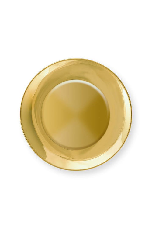 vtwonen Ontbijtborden - Bordenset 4 persoons - Serviesset van 4 - Gouden servies - 12cm ontbijtbord - vtwonen shop