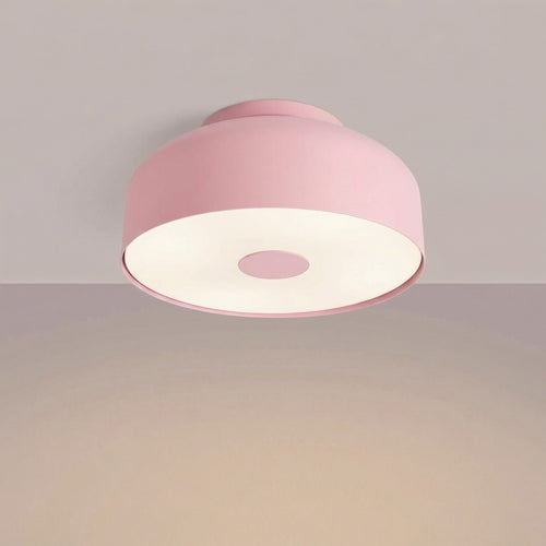 Sollux Lighting Plafondlamp OMIQ roze - 30x30x15cm