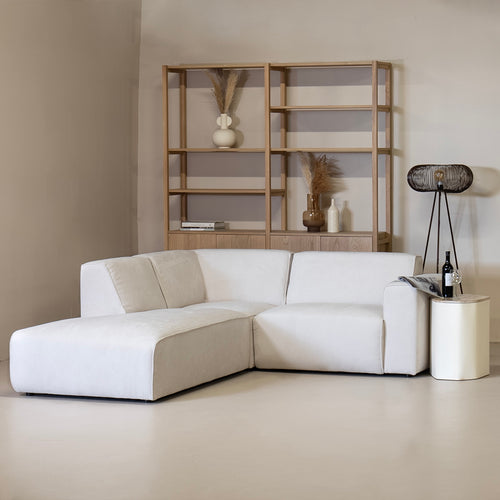 Giga Meubel Hoekbank Parijs - 2,5-Zits - Links - Beige