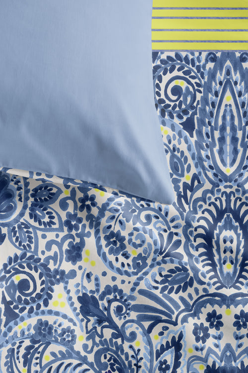 Oilily Dekbedovertrek Linzi - 200 x 200/220 cm - Blauw