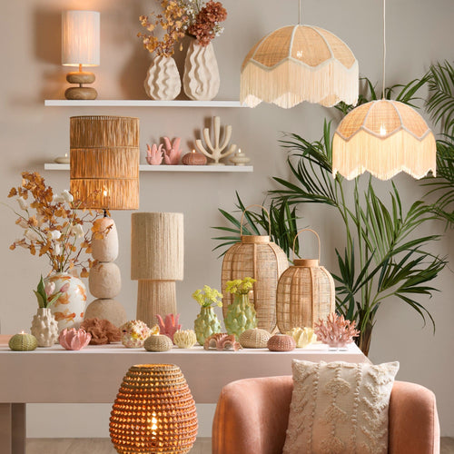 Light & Living lampenkap Lanzano - bruin - 25x25x30cm - vtwonen shop